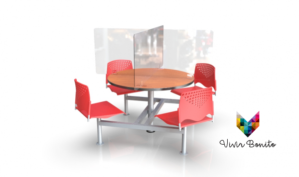 Bancas para comedor industrial VB0130FF