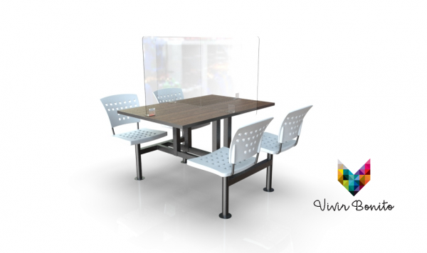 Bancas para comedor industrial VB0132FF
