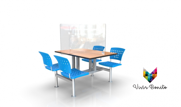 Bancas para comedor industrial VB0133FF