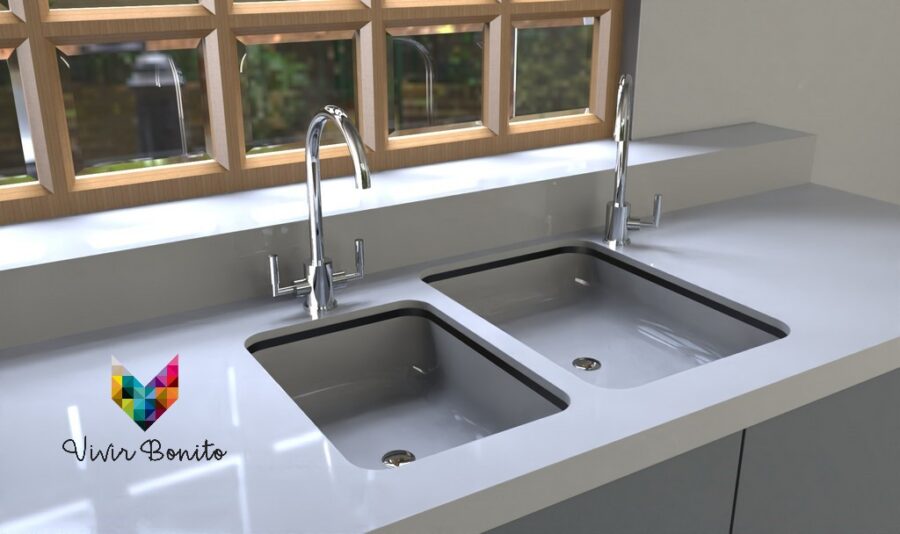 Lavamanos industrial de acero inoxidable con pedal, ideal para cocinas, fábricas y entornos sanitarios.